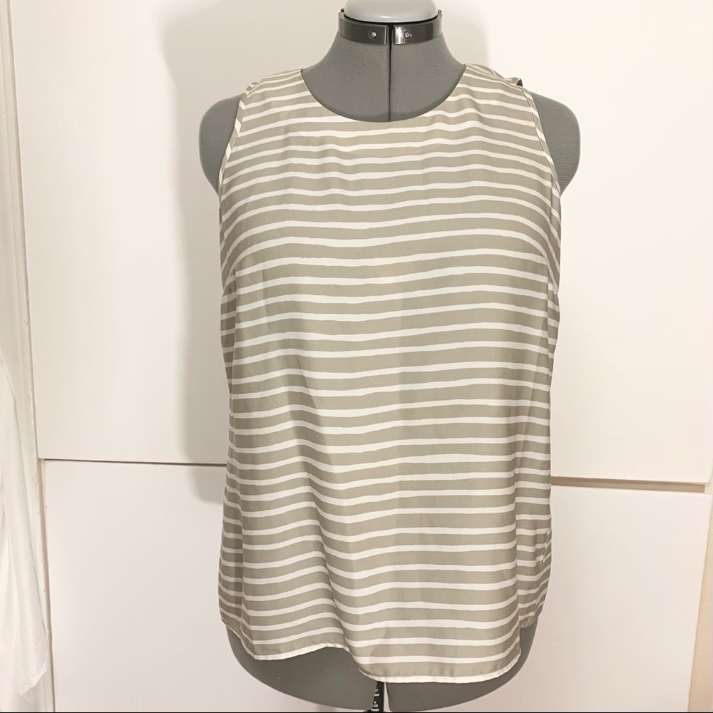 J. Crew crossed-back tank top Sz.6